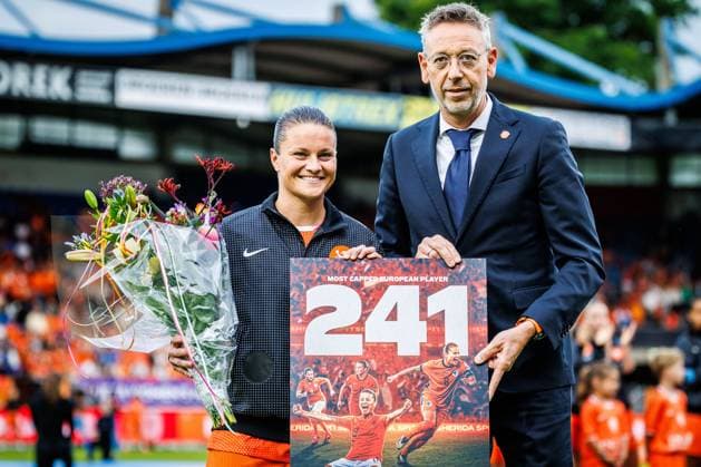 Sport Bilder des Tages TILBURG, 03-06-2025, Koning Willem II Stadion, Women™s Nations League 2025-2026 football, during the match Netherlands - Scotland (women) Netherlands - Scotland (women)  x29606300x Copyright: