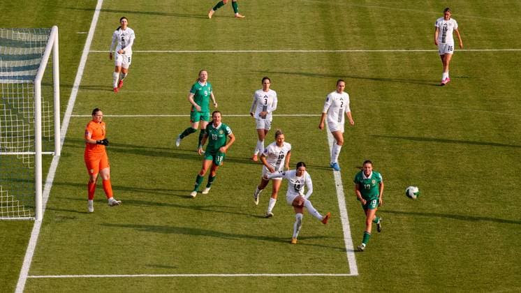 UEFA Women s Nations League 2025, Pairc Ui Chaoimh, Cork 3 6 2025 Republic of Ireland WNT vs Slovenia A view of the game A view of the game 3 6 2025  Copyright: x INPHO BenxBradyx BB2_7894