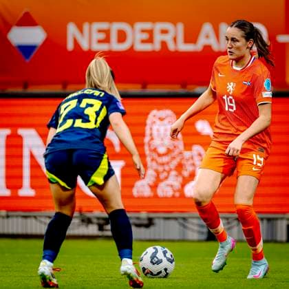 Netherlands midfielder Wieke Kaptein during the match Netherlands Scotland women at the Koning Willem II stadium for the UEFA Nations League women season 2024 2025 in TILBURG, Netherlands on 3 june 2025, photo by Marcel van Dorst EYE4images DeFodi Images