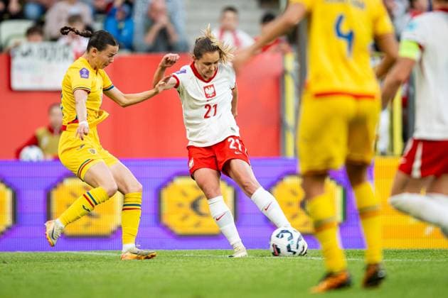 03.06.2025 GDANSK ( POLAND ) PILKA NOZNA KOBIET ( WOMEN™S FOOTBALL ) MECZ UEFA LIGI NARODOW POLSKA - RUMUNIA ( WOMEN™S UEFA NATIONS LEAGUE MATCH POLAND - ROMANIA ) NZ Paulina Tomasiak FOTO MATEUSZ SLODKOWSKI CYFRASPORT NEWSPIX.PL --- Newspix.pl POLAND OUT!  20250603_CS_MS_110