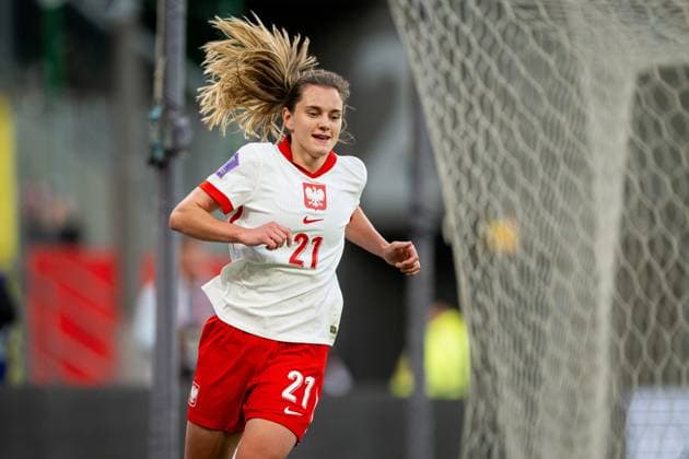 03.06.2025 GDANSK ( POLAND ) PILKA NOZNA KOBIET ( WOMEN™S FOOTBALL ) MECZ UEFA LIGI NARODOW POLSKA - RUMUNIA ( WOMEN™S UEFA NATIONS LEAGUE MATCH POLAND - ROMANIA ) NZ Paulina Tomasiak radosc bramka gol na 2:0 FOTO MATEUSZ SLODKOWSKI CYFRASPORT NEWSPIX.PL --- Newspix.pl POLAND OUT!  20250603_CS_MS_130