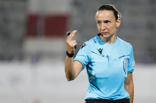 WOMEN SOCCER - NL, AUT vs GER VIENNA,AUSTRIA,03.JUN.25 - WOMEN SOCCER - UEFA Women s Nations League, OEFB international match, Länderspiel, Nationalmannschaft Austria vs Germany. Image shows referee Ivana Projkovska.  GEPAxpictures xDavidxBitzan