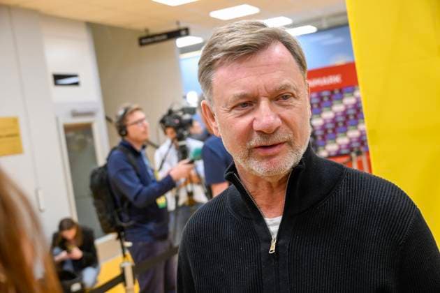STOCKHOLM, SWEDEN 20250603 Swedens national coach Peter Gerhardsson after Tuesdays match between Sweden and Denmark in the Nations League, Womens Division A, Group 4, at Strawberry Arena STOCKHOLM SWEDEN x10050x  Copyright: xPontusxLundahl TTx NATIONS LEAGUE SVERIGE-DANMARK