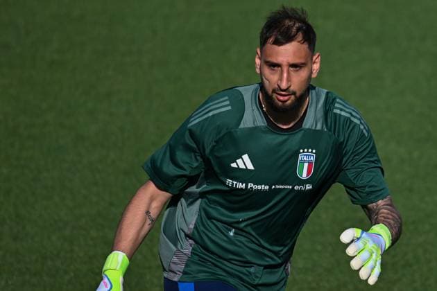 Italian player Gianlugi Donnarumma during Italy training session, FIFA World Cup, WM, Weltmeisterschaft, Fussball match in Florence, Italy, June 03 2025  Copyright: xLisaxGuglielmi IPAxSportx xipa-agency.netx xx IPA_58581324 IPA_Agency_IPA58581324