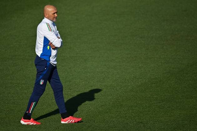 Head coach of Italy Luciano Spalletti during Italy training session, FIFA World Cup, WM, Weltmeisterschaft, Fussball match in Florence, Italy, June 03 2025  Copyright: xLisaxGuglielmi IPAxSportx xipa-agency.netx xx IPA_58581348 IPA_Agency_IPA58581348