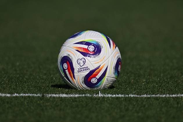 Official Adidas ball European Qualifiers during Italy training session, FIFA World Cup, WM, Weltmeisterschaft, Fussball match in Florence, Italy, June 03 2025  Copyright: xLisaxGuglielmi IPAxSportx xipa-agency.netx xx IPA_58581444 IPA_Agency_IPA58581444