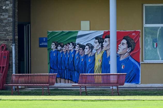 General view inside Coverciano Technical Centre during Italy training session, FIFA World Cup, WM, Weltmeisterschaft, Fussball match in Florence, Italy, June 03 2025  Copyright: xLisaxGuglielmi IPAxSportx xipa-agency.netx xx IPA_58581579 IPA_Agency_IPA58581579