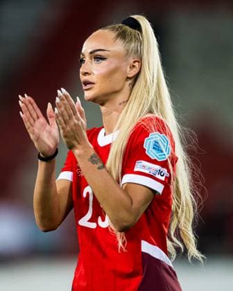 250603 Alisha Lehmann of Switzerland after the UEFA Women™s Nations League football match between Switzerland and Norway on June 3, 2025 in Sion Photo Marius Simensen BILDBYRAN COP 238 bbeng dam football fotball fotboll norge norway soccer sveits switzerland uefa women s nations league  Copyright: MARIUSxSIMENSEN BB250603BB939