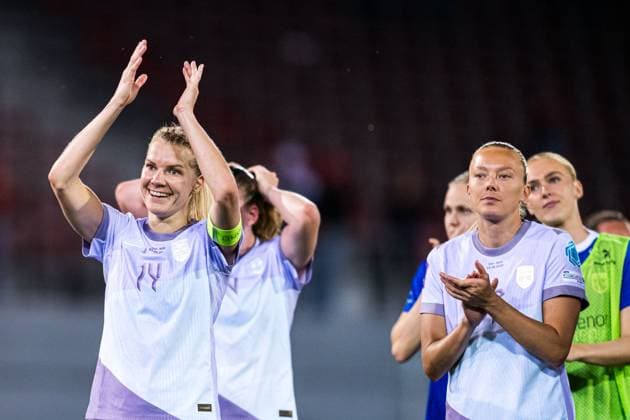 250603 Ada Hegerberg of Norway after the UEFA Women™s Nations League football match between Switzerland and Norway on June 3, 2025 in Sion Photo Marius Simensen BILDBYRAN COP 238 bbeng dam football fotball fotball norge norway soccer sveits switzerland uefa women s nations league  Copyright: MARIUSxSIMENSEN BB250603BB964