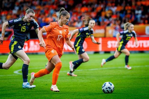 TILBURG, 03-06-2025, Koning Willem II Stadion, Women™s Nations League 2025-2026 football, Netherlands midfielder Victoria Pelova during the match Netherlands - Scotland (women) Netherlands - Scotland (women)  x29609470x Copyright: