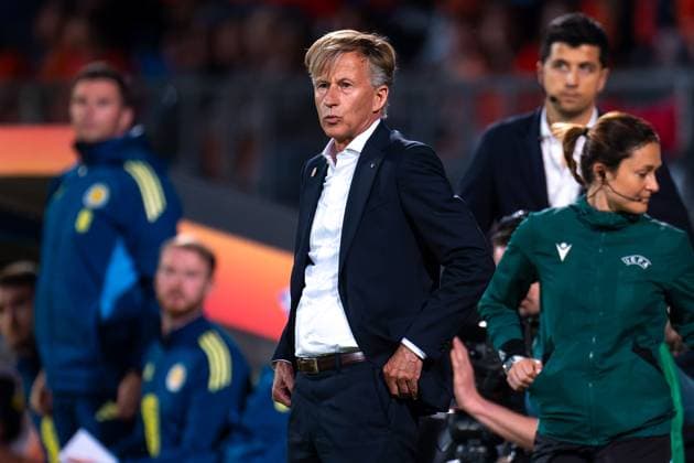 2025-06-03 Netherlands v Scotland - UEFA Women s Nations League 2024 25 Grp A1 MD6 TILBURG, NETHERLANDS - JUNE 3: Coach Andries Jonker of the Netherlands during the UEFA Women s Nations League 2024 25 Grp A1 MD6 match between Netherlands and Scotland at Koning Willem II Stadion on June 3, 2025 in Tilburg, Netherlands. Tilburg Koning Willem II Stadion Netherlands Content not available for redistribution in The Netherlands directly or indirectly through any third parties. Copyright: xJorisxVerwijstx