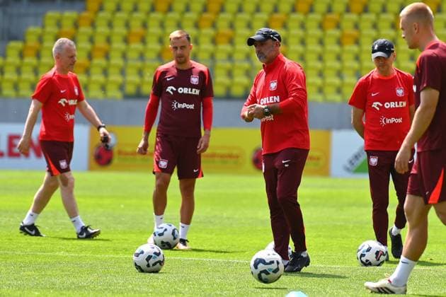 KATOWICE 04.06.2026 TRENING REPREZENTACJI POLSKI --- POLISH FOOTBALL national team, Nationalteam TRAINING SESSION MICHAL PROBIERZ FOT. KRZYSZTOF HELIOS 400MM NEWSPIX.PL --- newspix.pl POLAND OUT! 