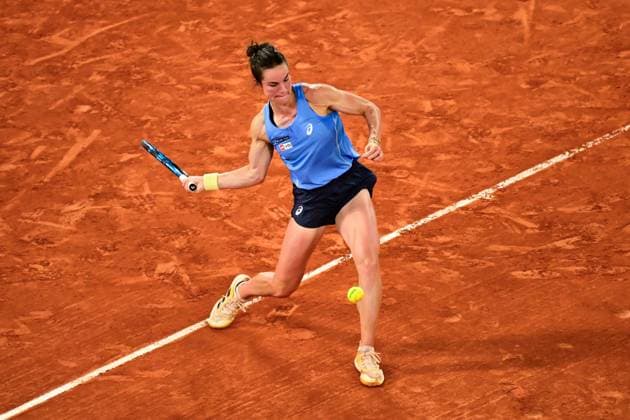 TENNIS : Roland Garros 2025 - Internationaux de France - 04 06 2025 Lois Boisson ( France ) during the 2025 French Open at Roland Garros on Juin 04, 2025 in Paris, France. ( Photo Dante Badano PSNewz ) - ParisFrance  Copyright: xx