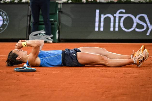 June 4, 2025, Paris, France, France: Lois BOISSON of France celebrates his victory during the eleventh day of Roland-Garros 2025, French Open 2025, Grand Slam tennis tournament at Roland-Garros Stadium on June 04, 2025 in Paris, France. Paris France - ZUMAm308 20250604_zsp_m308_010 Copyright: xMatthieuxMirvillex