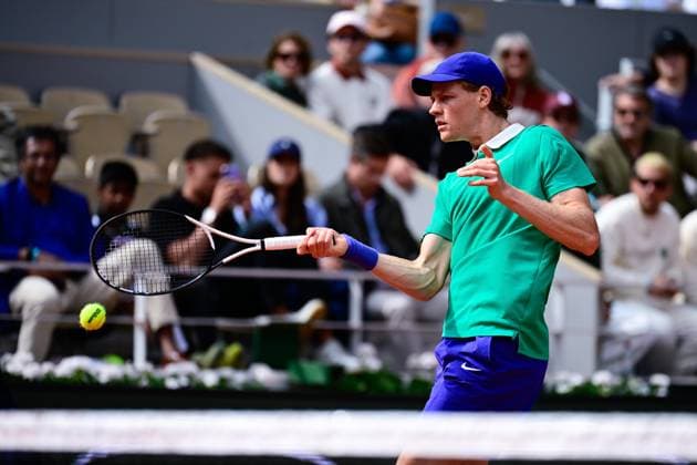 TENNIS : Roland Garros 2025 - Internationaux de France - 04 06 2025 Jannik Sinner ( Italy ) during the 2025 French Open at Roland Garros on Juin 04, 2025 in Paris, France. ( Photo Dante Badano PSNewz ) - ParisFrance  Copyright: xx