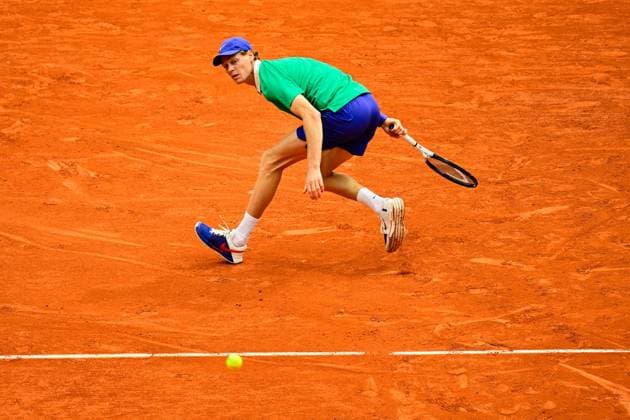 TENNIS : Roland Garros 2025 - Internationaux de France - 04 06 2025 Jannik Sinner ( Italy ) during the 2025 French Open at Roland Garros on Juin 04, 2025 in Paris, France. ( Photo Dante Badano PSNewz ) - ParisFrance  Copyright: xx