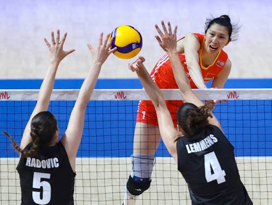 Volleyball, Women, Nations League, China - Belgium
