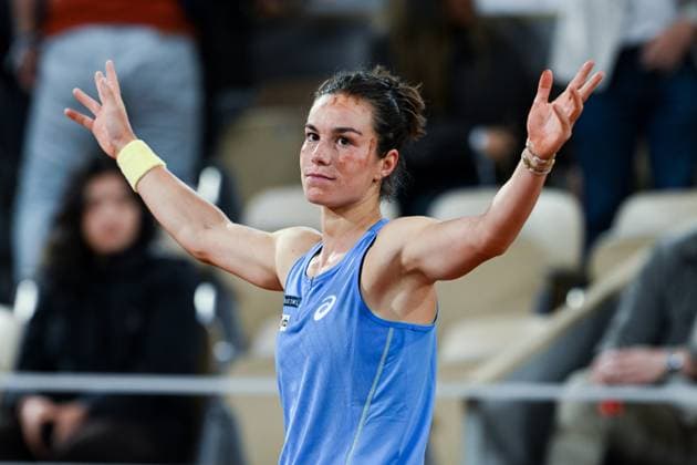 Internationaux de tennis de Roland-Garros - Quart de finales Dames. Lois Boisson remporte les quart de finales Internationaux de tennis de Roland-Garros - Quart de finales Dames. - Lois Boisson 445525 2025-06-04 Paris France  Copyright: xLionelxGuericolas MPPx STAR_445525_001