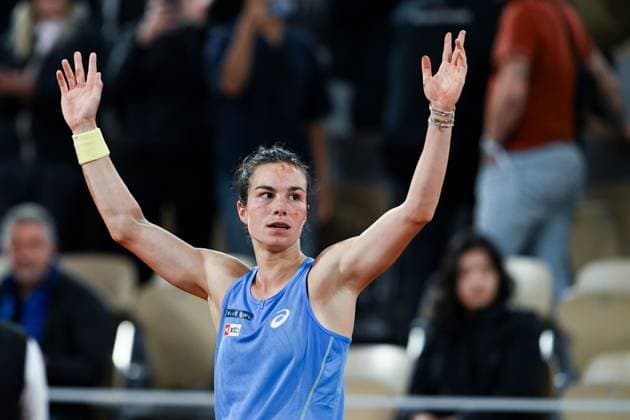 Internationaux de tennis de Roland-Garros - Quart de finales Dames. Lois Boisson remporte les quart de finales Internationaux de tennis de Roland-Garros - Quart de finales Dames. - Lois Boisson 445525 2025-06-04 Paris France  Copyright: xLionelxGuericolas MPPx STAR_445525_012