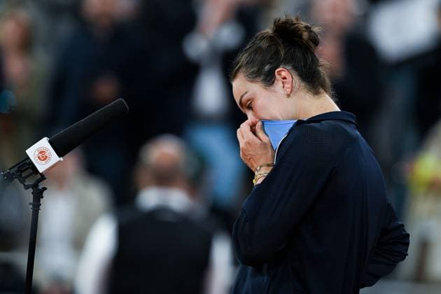 Internationaux de tennis de Roland-Garros - Quart de finales Dames. Lois Boisson remporte les quart de finales Internationaux de tennis de Roland-Garros - Quart de finales Dames. - Lois Boisson 445525 2025-06-04 Paris France  Copyright: xLionelxGuericolas MPPx STAR_445525_022