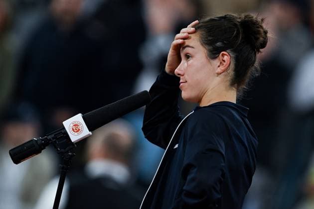 Internationaux de tennis de Roland-Garros - Quart de finales Dames. Lois Boisson remporte les quart de finales Internationaux de tennis de Roland-Garros - Quart de finales Dames. - Lois Boisson 445525 2025-06-04 Paris France  Copyright: xLionelxGuericolas MPPx STAR_445525_025