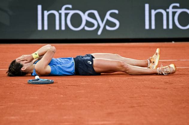 Internationaux de tennis de Roland-Garros - Quart de finales Dames. Lois Boisson remporte les quart de finales Internationaux de tennis de Roland-Garros - Quart de finales Dames. - Lois Boisson 445525 2025-06-04 Paris France  Copyright: xLionelxGuericolas MPPx STAR_445525_031