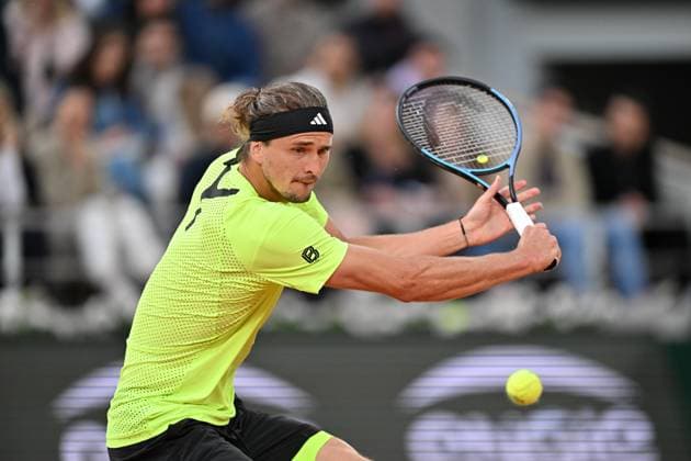 Tennis, French Open, Day 11, Alexander Zverev - Novak Djokovic