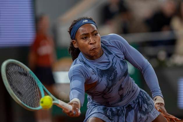 2025 French Open - Day Eleven Coco Gauff returns the ball against Madison Keys at the Roland Garros Grand Slam Tournament in Paris, France, on June 4, 2025. Paris France  Copyright: xRobertxSzaniszlox originalFilename:szaniszlo-notitle250604_np43H.jpg