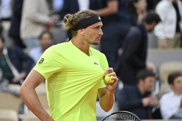 Tennis : Roland Garros 2025 - ITF - Tennis - Roland Garros 2025 - ITF - Alexander Zverev - Allemagne France  Copyright: xChryslenexCaillaudx Psnewzx