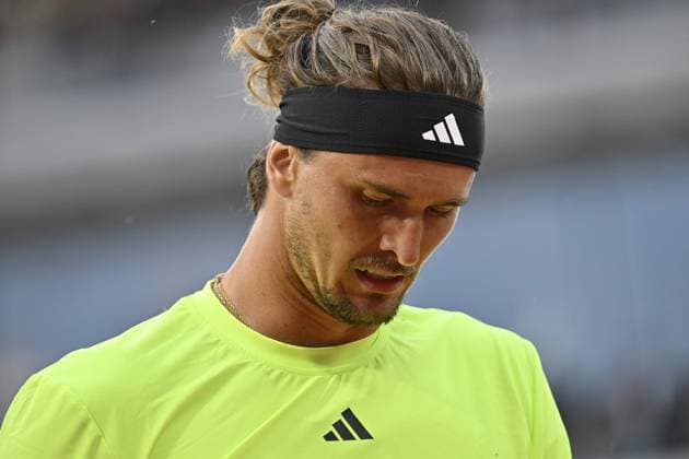 Tennis : Roland Garros 2025 - ITF - Tennis - Roland Garros 2025 - ITF - Alexander Zverev - Allemagne France  Copyright: xChryslenexCaillaudx Psnewzx