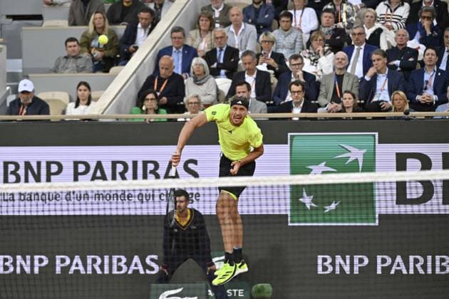 Tennis : Roland Garros 2025 - ITF - Tennis - Roland Garros 2025 - ITF - Alexander Zverev - Allemagne France  Copyright: xChryslenexCaillaudx Psnewzx