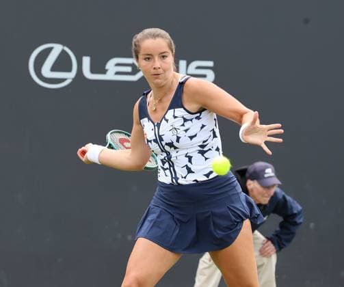 TENNIS - Birmingham Open 2025 BIRMINGHAM,ENGLAND,04.JUN.25 - TENNIS - WTA, Tennis Damen Tour, Birmingham Open. Image shows Jodie Burrage (GBR).  GEPAxpictures xAlanxGrieves