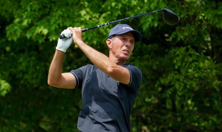 June 4, 2025, Alton, On, CANADA: Mike Weir takes a swing during the RBC Canadian Open Golf Pro Am in Alton, Ont., Wednesday, June 4, 2025. 20250604 RBC CANADIAN OPEN PRO AM  - ZUMAc35_ 20250604_zaf_c35_107 Copyright: xPeterxPowerx