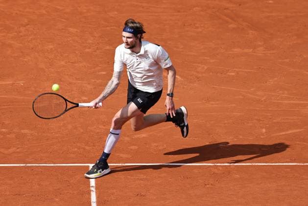 Alexander Bublik, KAZ, during quarterfinal of 2025 French Open at Roland Garros, Paris, 04 06 2025