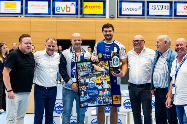 04 06 2025, GER, Handball, Men, Season 24 25, 1 Daikin Handball Bundesliga, 33 Matchday, ThSV Eisenach 1 VfL Potsdam Malte Donker ThSV Eisenach,39 99817 Eisenach Werner Assmann Halle Am Sportp Thueringen Germany