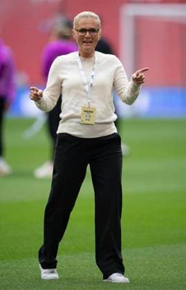 England v Portugal - UEFA Women s Nations League 2024 25 Grp A3 MD5 LONDON, ENGLAND - MAY 30: England Manager Sarina Wiegman prior to the UEFA Women s Nations League 2024 25 Grp A3 MD5 match between England and Portugal at Wembley Stadium on May 30, 2025 in London, England. London Wembley Stadium England United Kingdom Copyright: xVisionhausx 776242507
