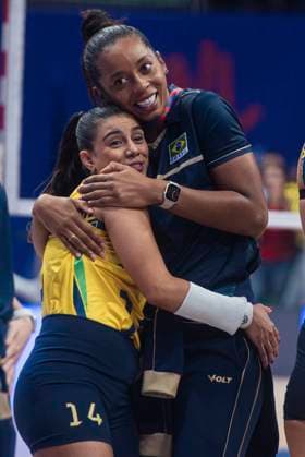 Czech Republic vs Brazil RIO DE JANEIRO, RJ - 04.06.2025: CZECH REPUBLIC VS BRAZIL - The Brazilian women& 39;s volleyball team debuts in the VNL by winning 3-0 against the Czech Republic, at Maracanazinho, in Rio de Janeiro, RJ, this Wednesday (04). (Photo: Letycia Miller Fotoarena) x2749208x  LetyciaxMiller
