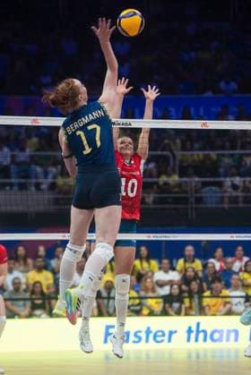 Czech Republic vs Brazil RIO DE JANEIRO, RJ - 04.06.2025: CZECH REPUBLIC VS BRAZIL - The Brazilian women& 39;s volleyball team debuts in the VNL by winning 3-0 against the Czech Republic, at Maracanazinho, in Rio de Janeiro, RJ, this Wednesday (04). (Photo: Letycia Miller Fotoarena) x2749243x  LetyciaxMiller
