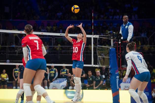 Volleyball, Women, Nations League, Brazil - Czech Republic
