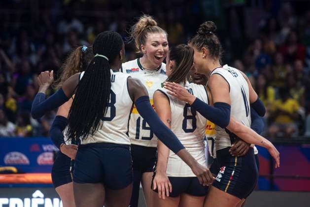 Volleyball, Women, Nations League, USA - Italy