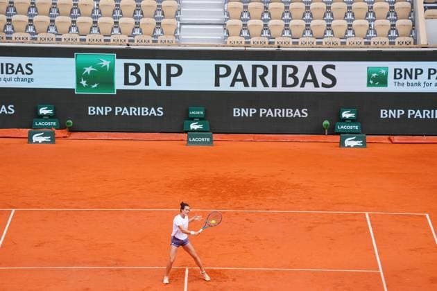 Tennis, French Open, Day 12, Training