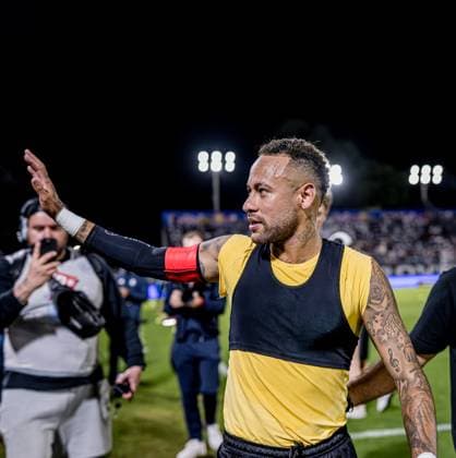 Neymar Jr from FC Santos test match RB Leipzig FC Santos 3 1 on May 28, 2025 at the training camp in Braganza, Brazil Estadio Cicero De Souza, Braganza Brazil RB Leipzig FC Santos 3 1