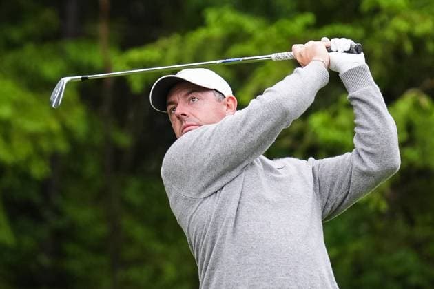 RBC Canadian Open 2025 - Round One CALEDON, CANADA - JUNE 5 : Rory McIlroy of Northern Ireland looks on after a shot during the first round of the RBC Canadian Open 2025 at TPC Toronto at Osprey Valley in Caledon, Ontario, Canada on June 05, 2025. Mert Alper Dervis Anadolu Ontario Canada. Editorial use only. Please get in touch for any other usage.  Copyright: x2025xAnadoluxMertxAlperxDervisx