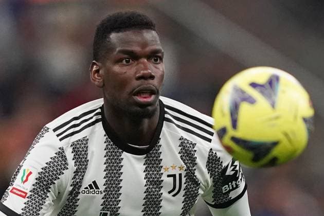Foto Spada LaPresse 26 Aprile 2023 - Milano, Italia - calcio - Inter Vs Juventus - Coppa Italia Frecciarossa 2022 2023 - Semi-finale 2 2 - Stadio Giuseppe Meazza San Siro. Nella foto: Paul Pogba (Juventus F.C.) April 26, 2023 Milan, Italy - sport, calcio - Internazionale Vs Juventus - Frecciarossa Italian Cup 2022 2023 - Semi-final 2 2 - Giuseppe Meazza San Siro Stadium. In the pic: Paul Pogba (Juventus F.C.)  Copyright: xSpada LaPressex