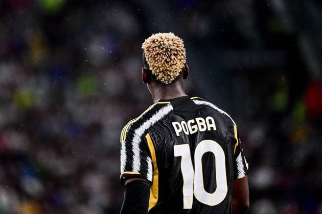 Foto Marco Alpozzi LaPresse 27 Agosto 2023 -Torino, Italia - - Juventus Vs Bologna - Campionato italiano di calcio Serie A TIM 2023 2024 - Allianz Stadium. Nella foto: Paul Pogba (Juventus FC); August 27, 2023 Turin, Italy - sport soccer - Juventus Vs Bologna - Italian Football Championship League A TIM 2023 2024 - Allianz Stadium In the pic: Paul Pogba (Juventus FC);  Copyright: xMarcoxAlpozzi LaPressex