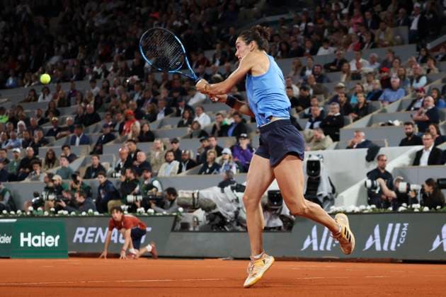 TENNIS : Roland Garros 2025 - Internationaux de France - 05 06 2025 Lois Boisson (FRA) Vs Coco Gauff (USA) ParisFrance  Copyright: xMichtofx