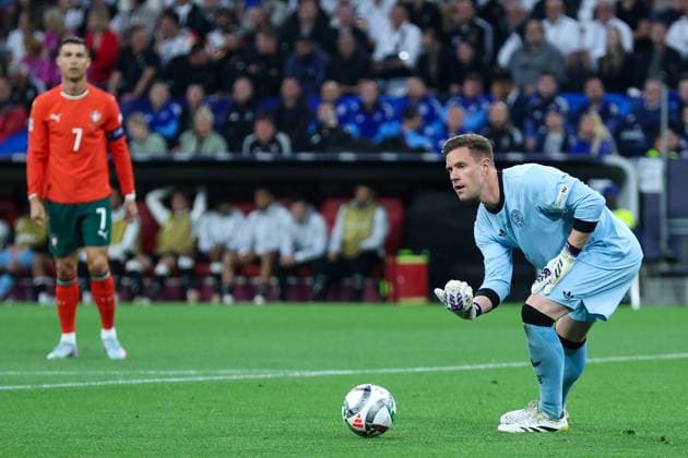UEFA Nations League Finals 2025 Germany Semi-Final Germany Portugal on 04 06 2025 at the Fußball Arena München in Munich Marc Andre ter Stegen Germany xMSx