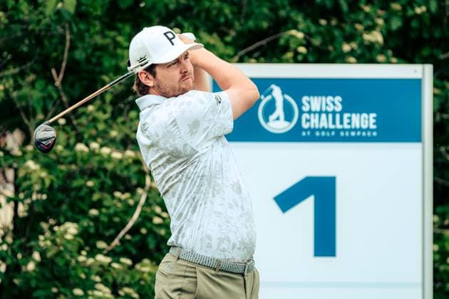Hildisrieden, Switzerland, June 5th 2025: Lauri Ruuska (FIN) starting his first round during the hotelplanner Tour Swiss Challenge at Golf Sempach, Lucerne, Switzerland. (Mike Wiss SPP) Copyright: xMikexWissx xSPPx spp-en-MiWiSp-186