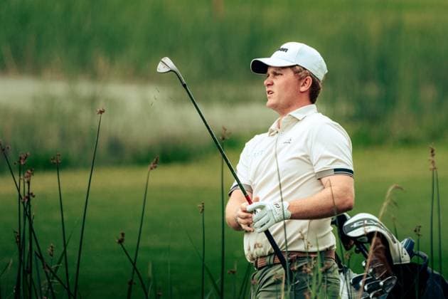 Hildisrieden, Switzerland, June 5th 2025: Jens Kristian Thysted (DEN) during the first round of the hotelplanner Tour Swiss Challenge at Golf Sempach, Lucerne, Switzerland. (Mike Wiss SPP) Copyright: xMikexWissx xSPPx spp-en-MiWiSp-203