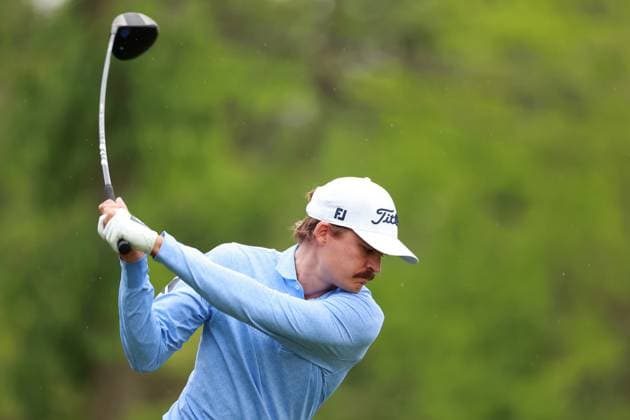 RBC Canadian Open 2025 at TPC Toronto at Osprey Valley CALEDON, ONTARIO - JUNE 05: Carson Young of Pendleton, South Carolina hits from the 15th tee during the first round of the RBC Canadian Open 2025 at TPC Toronto at Osprey Valley on June 05, 2025 in Caledon, Ontario, Canada. Caledon Ontario United States  Copyright: xAmyxLemusx originalFilename:lemus-rbccanad250605_npYe1.jpg